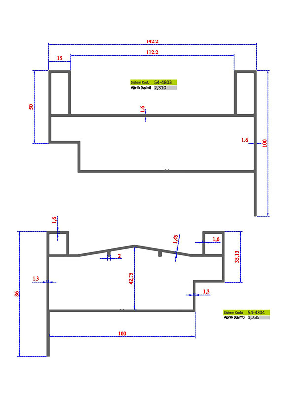 3500 Vitrin Seri Profiller-17