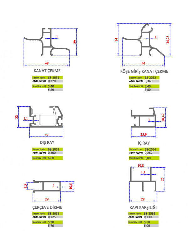 Duşa Kabin Profilleri-4